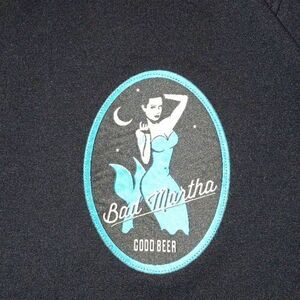 Bad Martha Cold Beer Women's Long-sleeved Sport-Tek Athletic Shirt  Size Medium